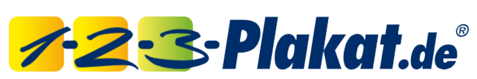 123 Plakat Logo mit transparentem Hintergrund